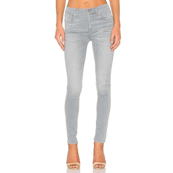Agolde Revovle Sophie High Rise Skinny in Fame Grey - Picture 1 of 5